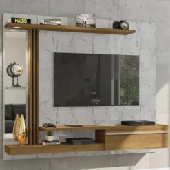 Painel até 55″ Denver Carrara/Cinamono – BECHARA