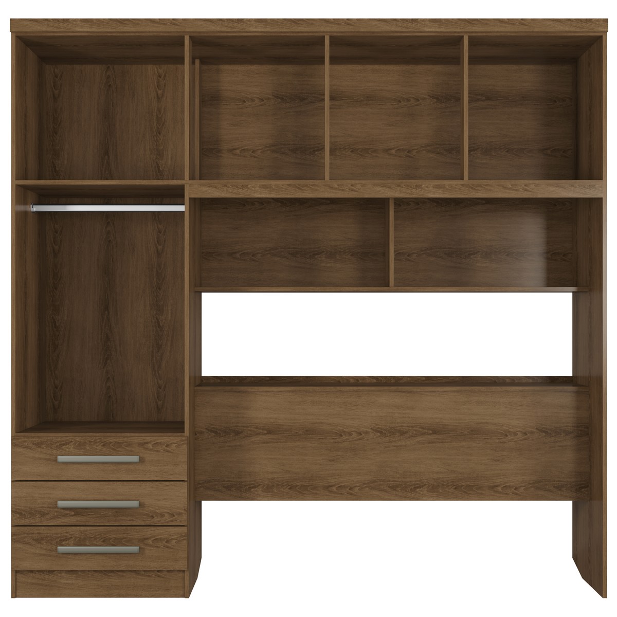 Guarda-Roupa Casal México Mel Interno