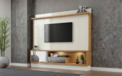 Home até 65″ Vênus TB179E Off White/Freijó – DALLA COSTA