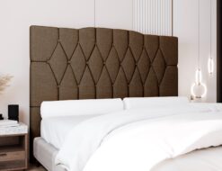 Cabeceira Solteiro Andreza Marrom - ITALIANFLEX