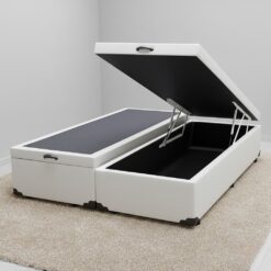 Base Box Queen Baú Corino Branco - ALTO NÍVEL CAMAS E COLCHÕES