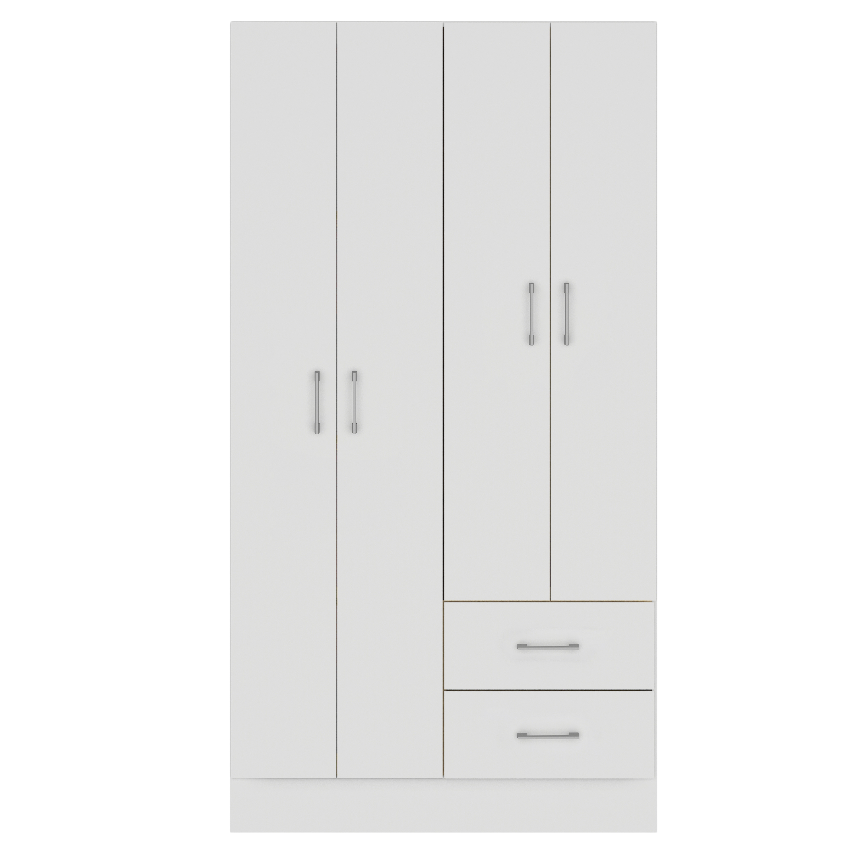 Guarda-Roupa 4 Portas Panamá 4002 0,90 m Branco – FELLICCI