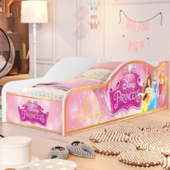 Cama Juvenil Carro Princesas 16 - MADEC/VJ MÓVEIS