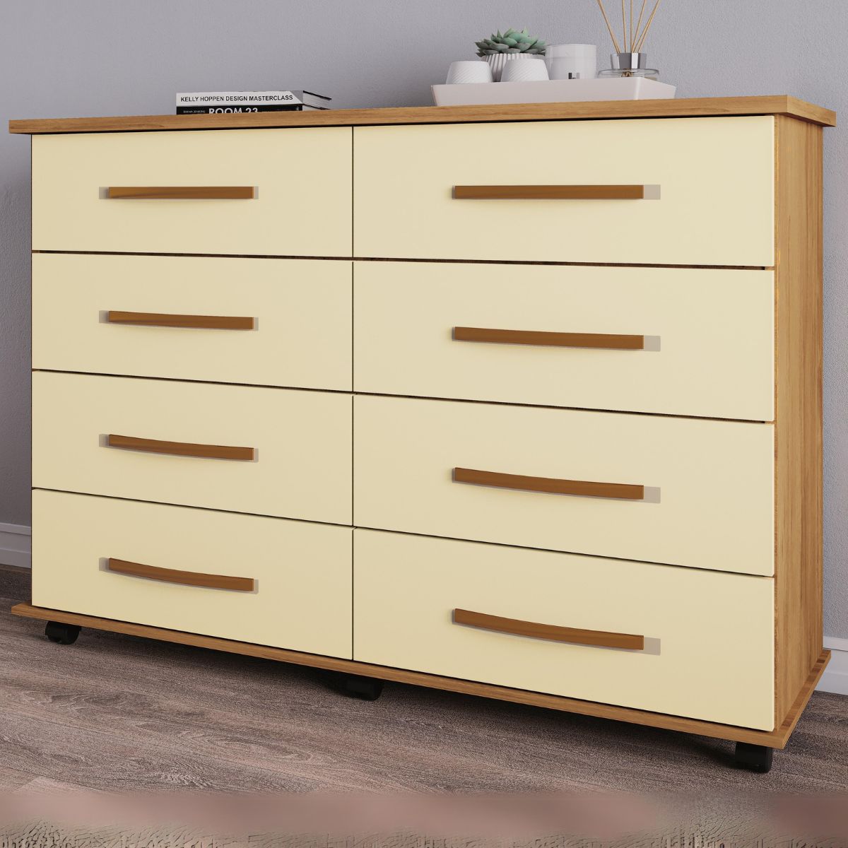 Cômoda Jade Mel/Pérola – MÓVEIS PRIMUS – Privilége Home & Decor