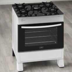 Fogão 5 Queimadores Smart Glass Branco – REALCE ELETRODOMÉSTICOS