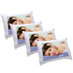 Kit 4 Travesseiros Flocos Conforto C15 - ORTOBOM