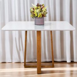 Mesa Pedro 120 Mel/Off White - ART ASSENTOS