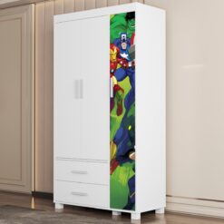 Guarda-Roupa 3 Portas Lívia 0,89 m (Menino) Vingadores 404188 - MADEC/VJ MÓVEIS