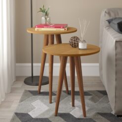 Kit 2 Mesas Slim Cinamono - PATRIMAR