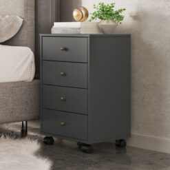 Gaveteiro Office Presence Grafito - DEMÓBILE