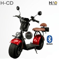 Moto Elétrica H-CD FAN Vermelho - HAO ELETRIC MOTORS