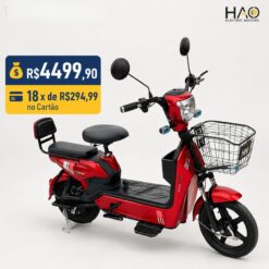 Moto Elétrica XB2 Vermelho - HAO ELETRIC MOTORS