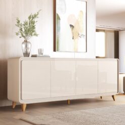 Buffet 4 Portas Liv Off White – EDN MÓVEIS