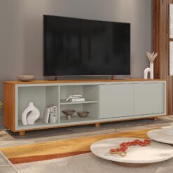 Rack até 75″ Dux Naturale/Off White – MAVAULAR