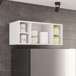 Armário Aéreo Geladeira Pérola 0,70 m Branco  - SALLÊTO