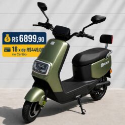 Moto Elétrica konec 800 Verde