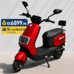 Moto Elétrica konec 800 Vermelho